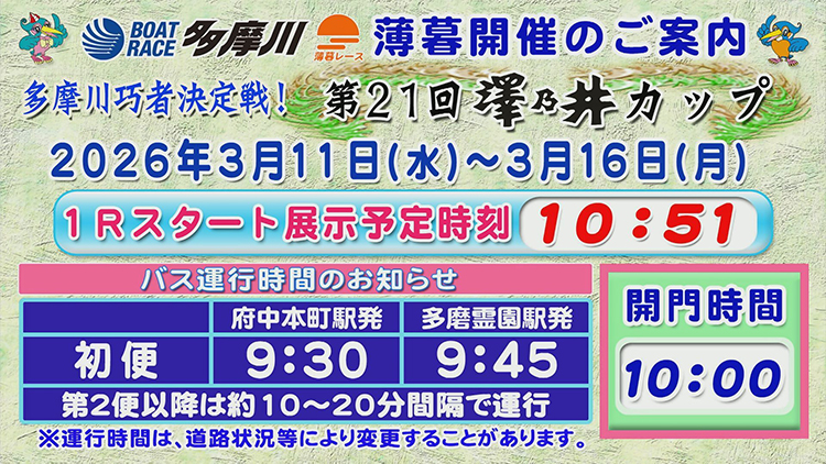 淡水王選手権！第31回tvkカップ